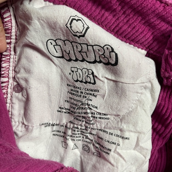 Empyre Tori Corduroy Pants Womens Size 4 Pink #1306 - Picture 4 of 11